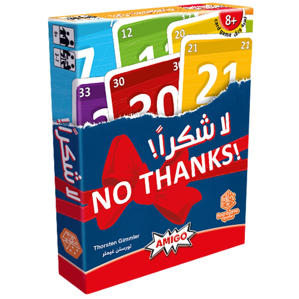 No Thanks! AMIGO Games Boardgame Space (English/Arabic)