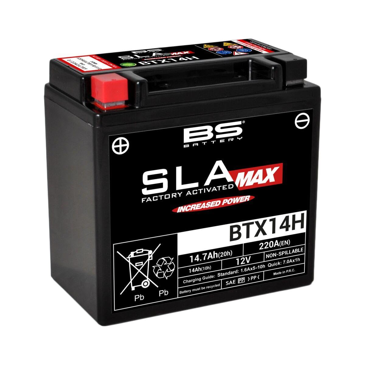 BS-BATTERY automotive replacement part BS Battery sla max BTX14H