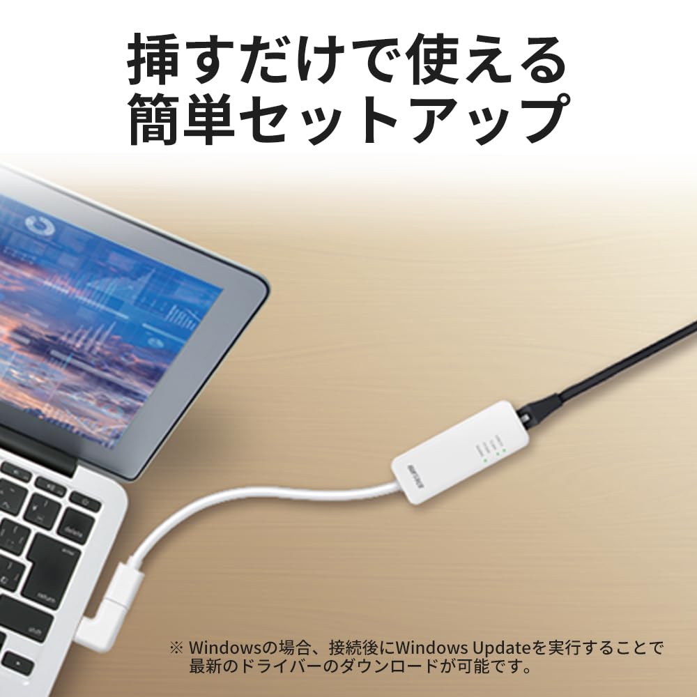 Amazon.co.jp: バッファロー 有線LANアダプター Giga Type-C