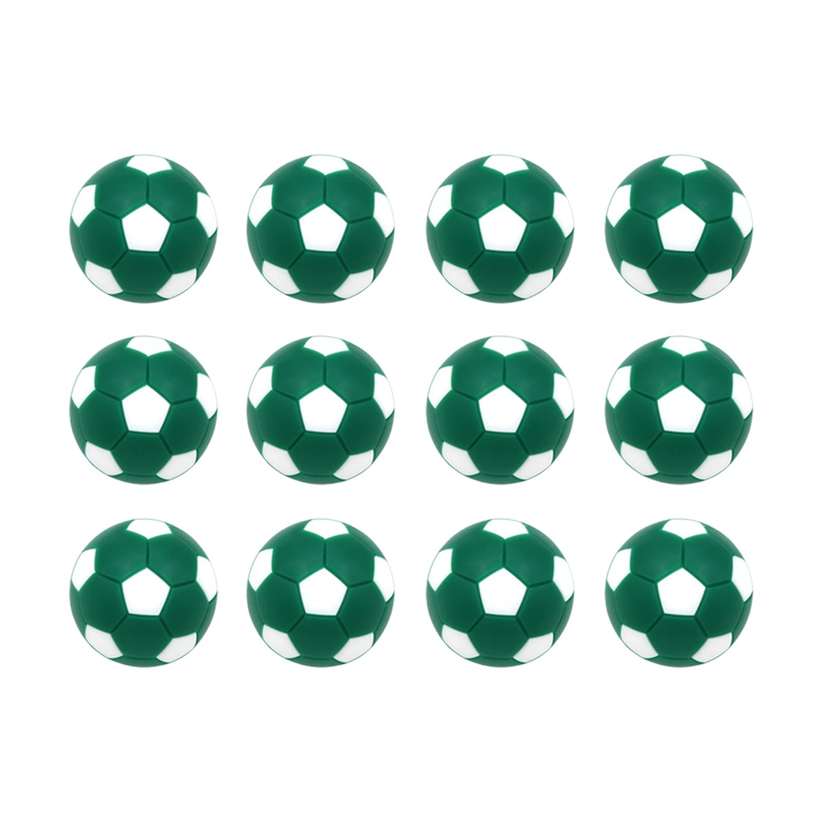 Maxtonser 12Pcs 28mm Foosballs Table Game Replacement Balls Official Tabletop Game Balls Table Soccer Balls Football Machine Part