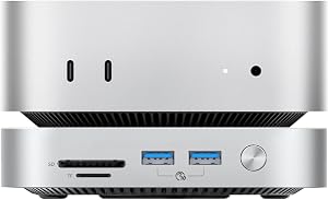 ORICO MiniMate 2TB SSD Externo Compatible con Mac Mini M4, 1TB para Procesamiento de Datos de 40Gbps(3200MB/s), 1TB(1000MB/s), USB 3.0(10Gbps) * 3, TF & SD 4.0, Interruptor de Encendido, M4Ultra
