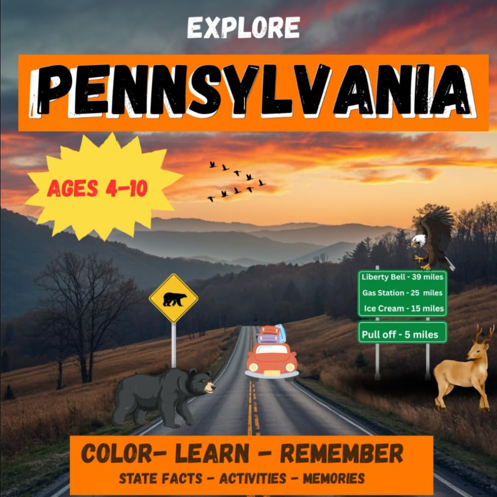 Explore Pennsylvania: Color- Learn- Remember - State Facts - Activities - Memories (Explore the States)
