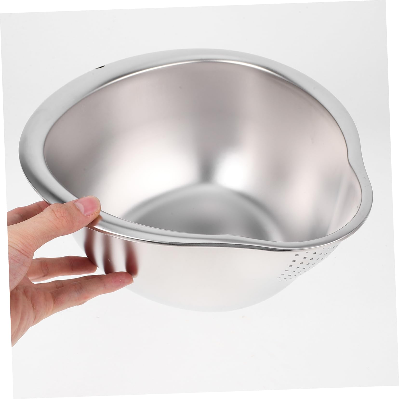 Cesta Coladora de Acero Inoxidable para Lavado de Frutas y Verduras Diseño de Drenaje
