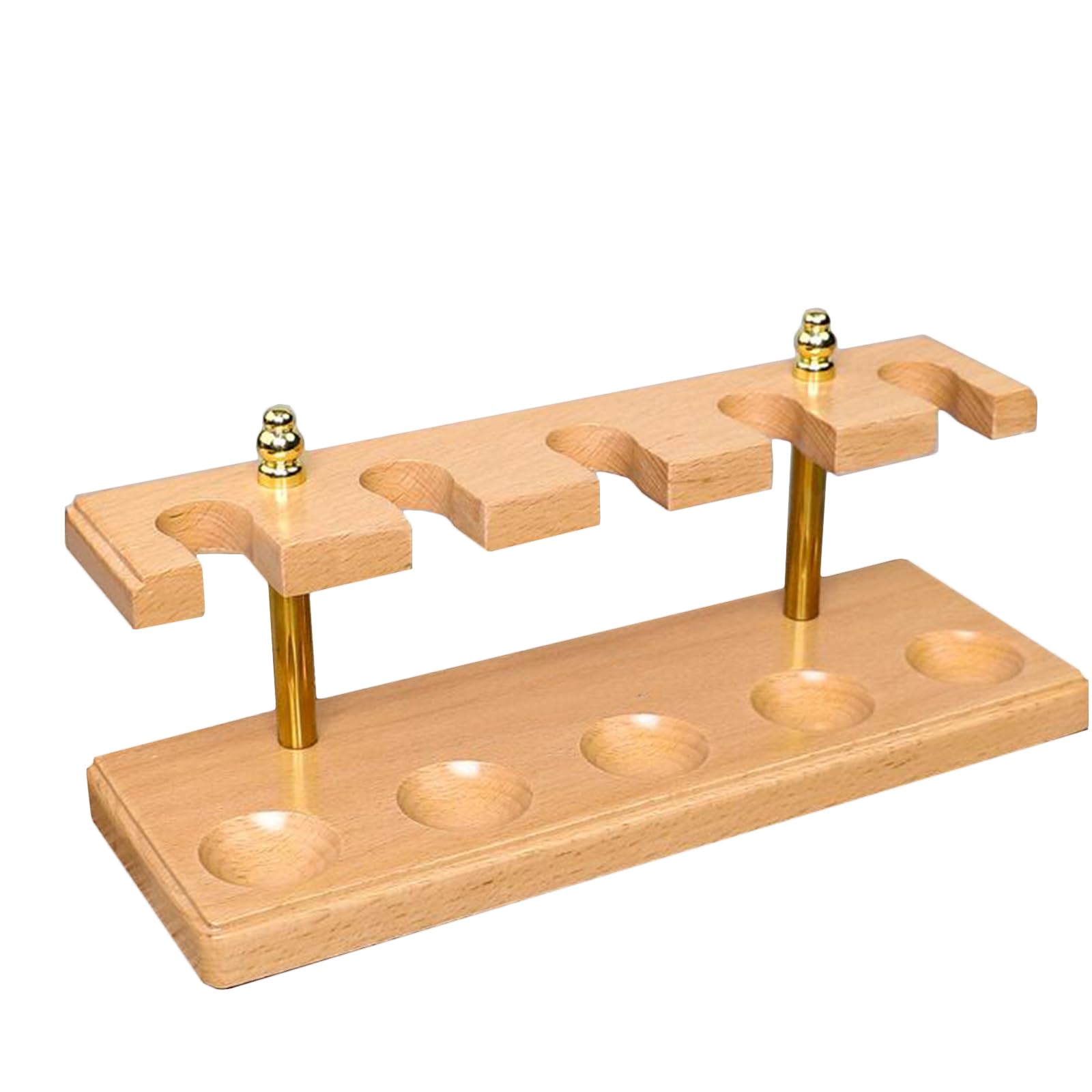 Porte-Pipes en Bois Massif, cadeau élégant pour amateur de 5 pipes