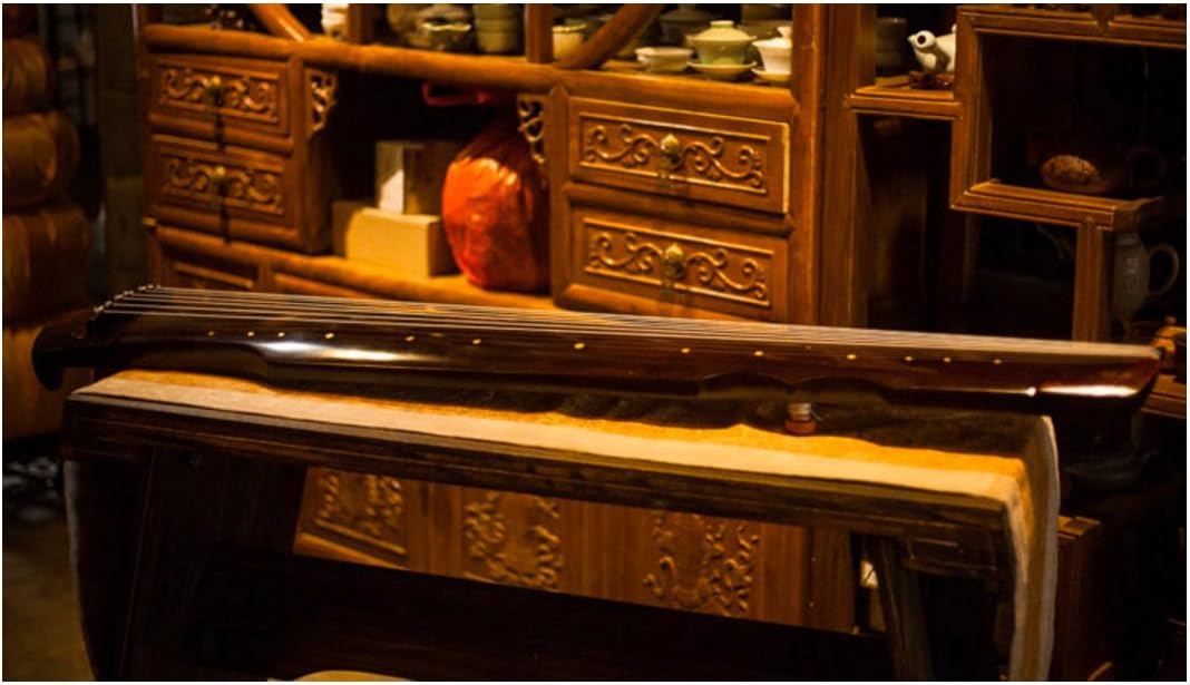 Discount 70% OrientalMusicSanctuary Aged Paulownia Guqin for Performers - 7 String Chinese Zither - INCLUDES INSTRUCTIONAL BOOK BY LI XIANGTING