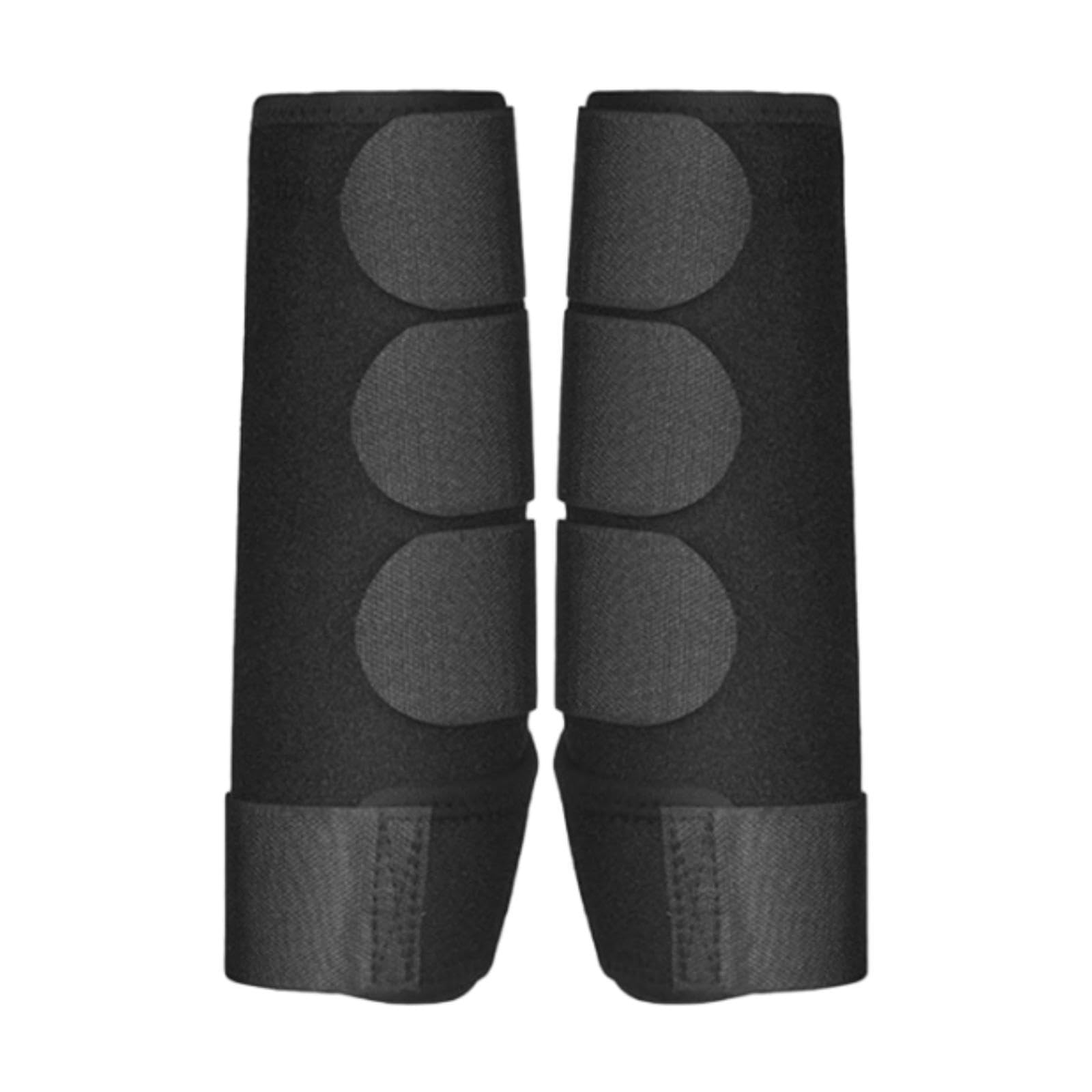 THE STYLE SUTRA® 2 Pieces Horse Tendon Boots Horse Sport Boots for Riding Training Equestrian Front Black m | Horse Boots