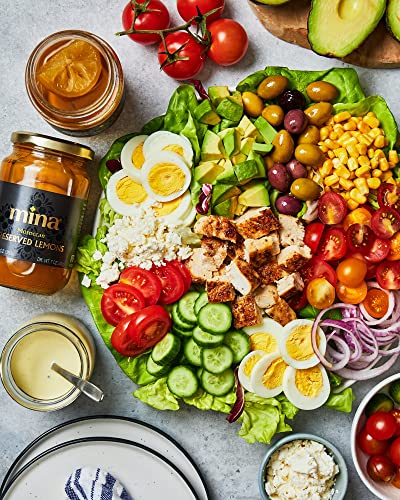 Mina Preserved Lemons, Authentic Moroccan Gourmet Preserved Beldi Lemons, 8.4 Lbs #TOP4