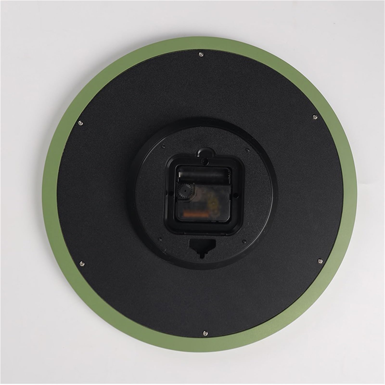 Cucina Orologio da parete in stile crema, funzionamento silenzioso, alimentato a batteria, versatile arredamento for la casa Decorazioni per interni(Green)