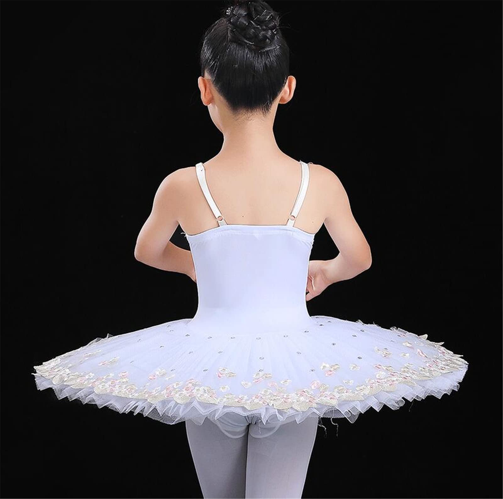 Tutú de Ballet para Niñas, Tutú de Bailarina, Vestido de Competición para Fiesta, Disfraz de Baile de Ballet para Mujer, Atuendo de Baile, （150）