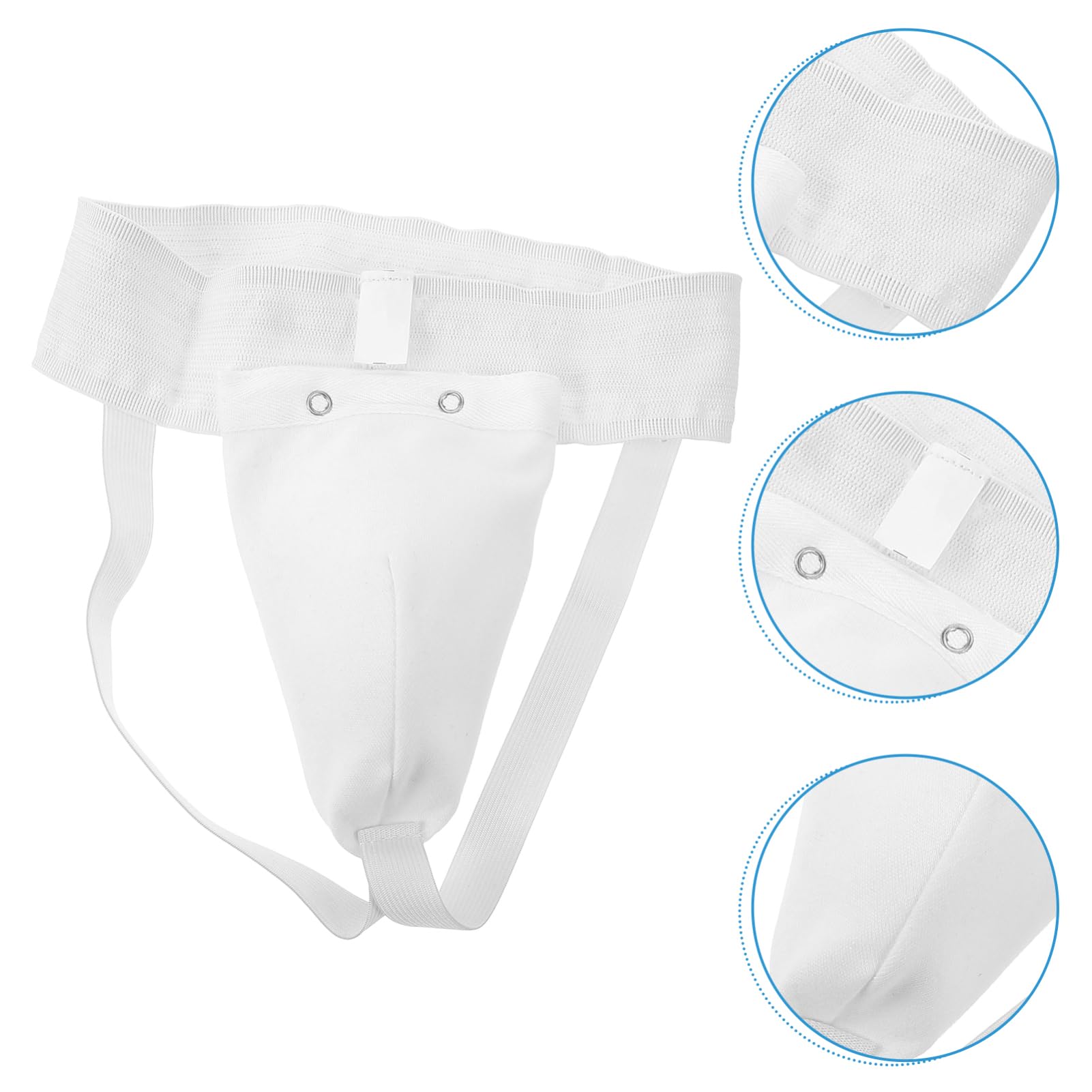 SUPVOX Pantaloni Inguinali Protezione Inguinale Resistente All'usura Protezione Inguinale Professionale Protezione Inguinale Per Pugilato Della Guardia Inguinale Bianca Emulsione