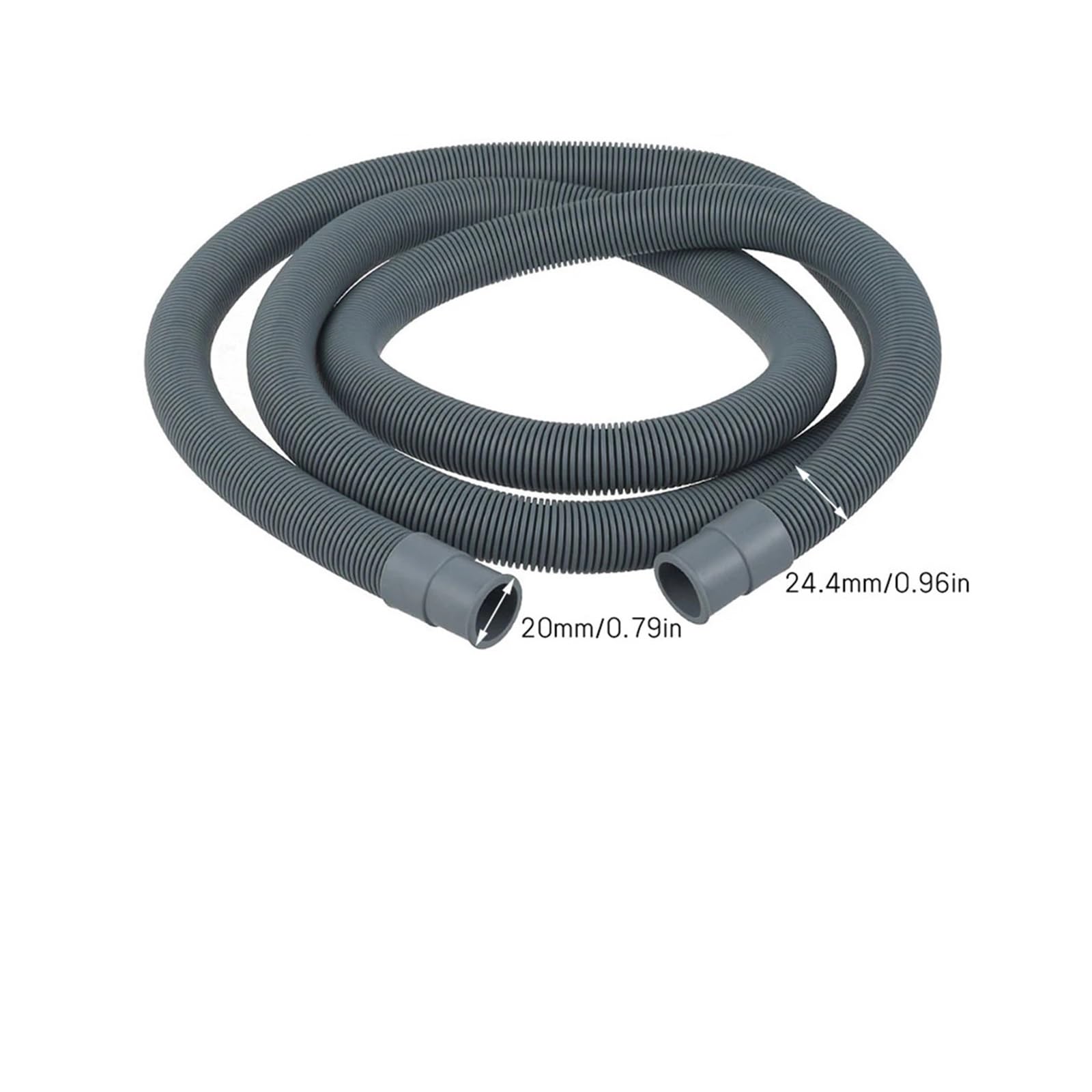 Kit Tubo Di Prolunga For Tubo Di Scarico For Lavatrice 6,6FT