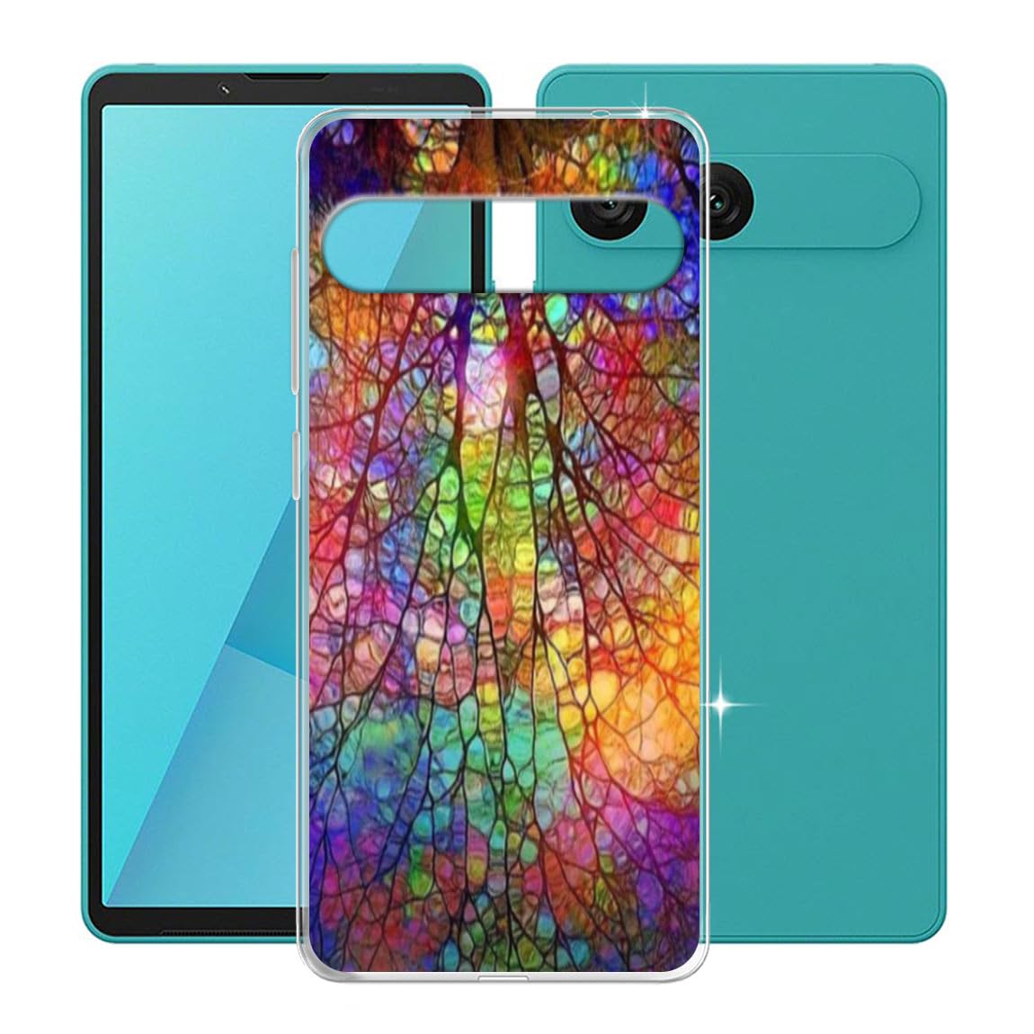 for Sony Xperia 10 VII (6.10") Case, Transparent Soft Silicone TPU Protection Case, Shockproof Anti-Fall Shell, Ultra-Thin Bumper Back Cover for - XT45