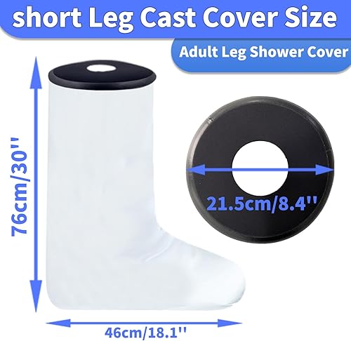 Miniatura 9 de Adult leg cast protector for shower, KT1190 Waterproof Shower Bandage and Cast Cover Full Leg Shower Protector Watertight Protection to Broken Leg