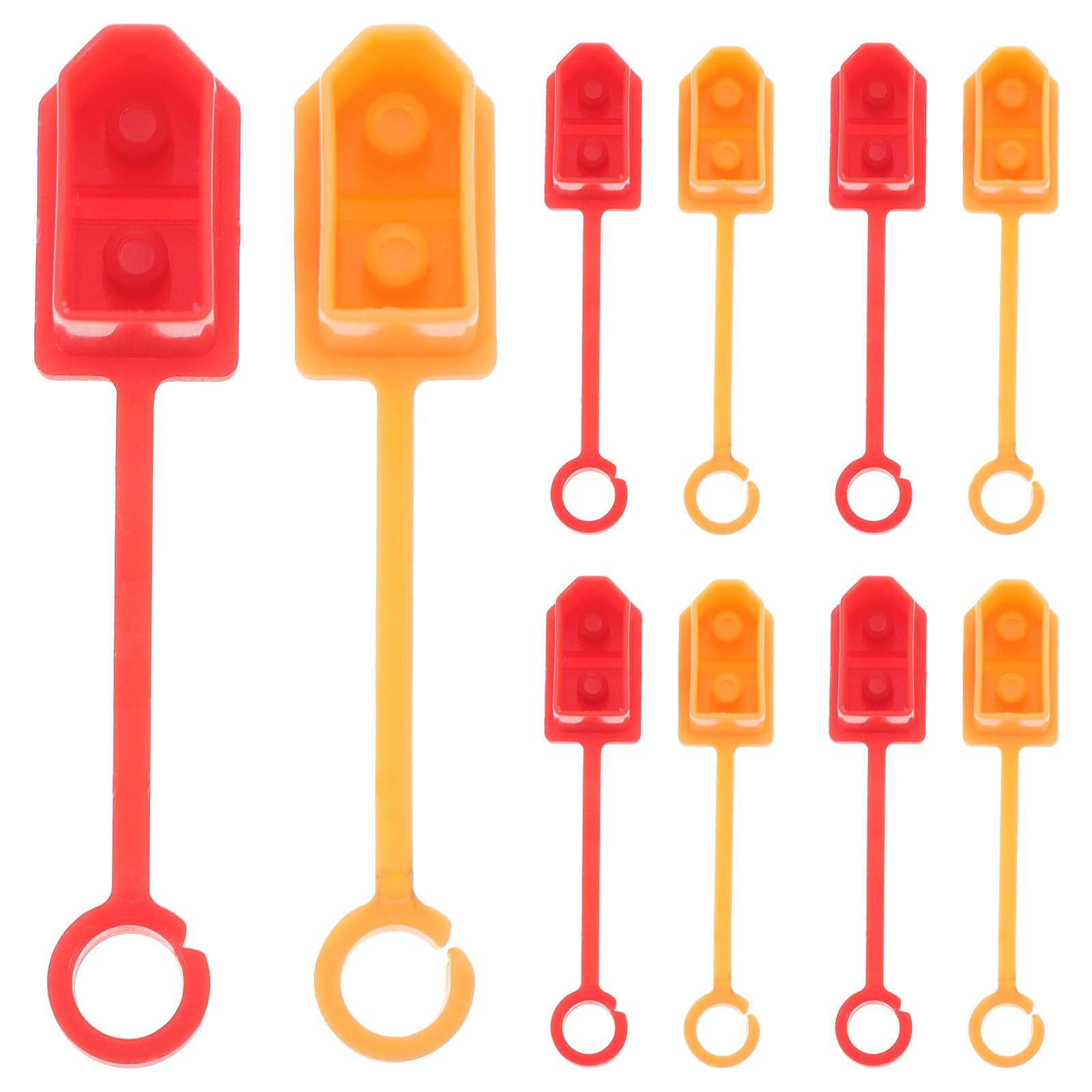 Operitacx 10pcs Xt60 Plug Protector Covers, Plastic Plug Accessories for Protecting Ports from Short Circuits and Liquids, Dustproof Caps Suitable for Lipo Battery Rc Models