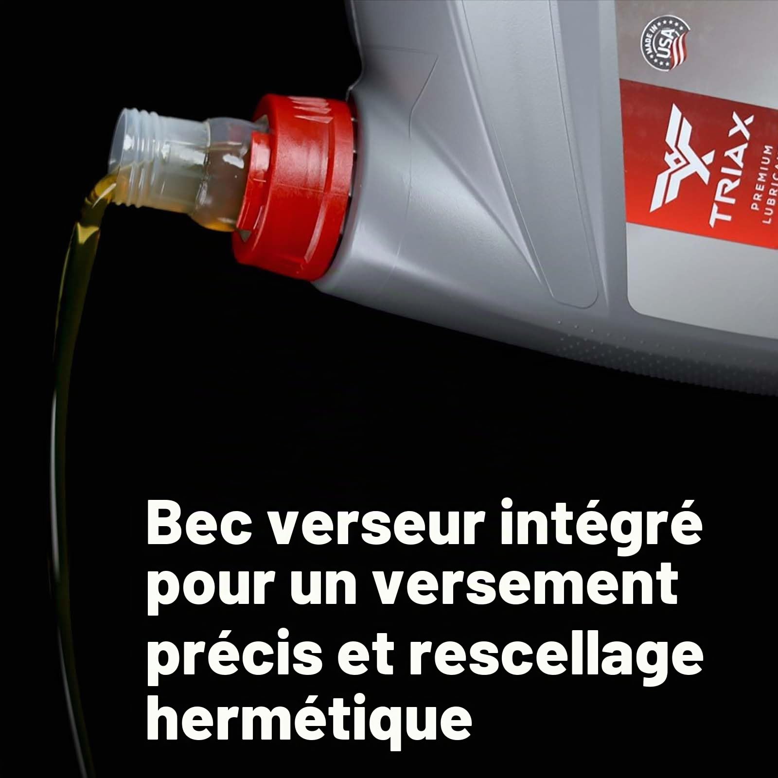 TRIAX Trans Zero 20W-50 Huile Synthétique pour Transmission Hydrostatique - Pour Tondeuses à Zéro Rayon de Braquage et Tondeuses Autoportées Zero Turn - Longue Durée et Protection Maximale 3.785 ltr.