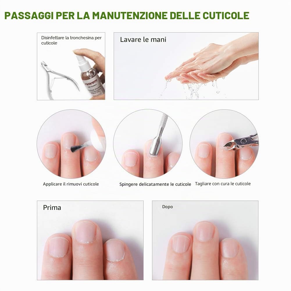 BEZOX Tronchesino per cuticole, tronchese in acciaio inossidabile con taglio netto e liscio, tagliacuticole fine per rimuovere la pelle in eccesso e strappata delle dita delle mani e dei piedi