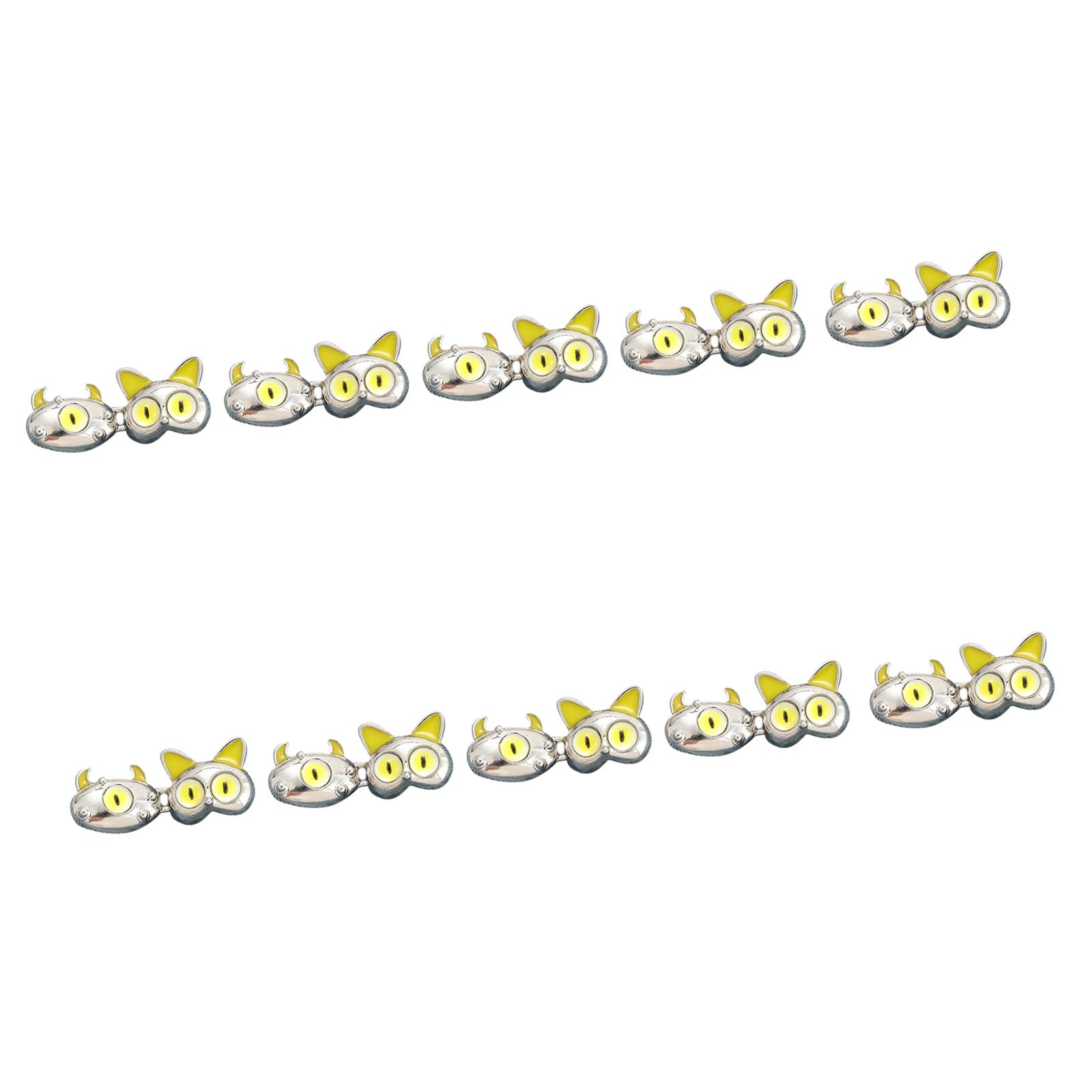 Tsophreniq 10Pcs Decorative Waist Tighteners Cartoon Metal Waistband Adjusters Buckles Clasps for Trousers Jeans Jackets Clothing Waist Buttons