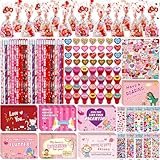 Confezione regalo per feste: include più articoli progettati per feste di San Valentino dei bambini e scambi in classe