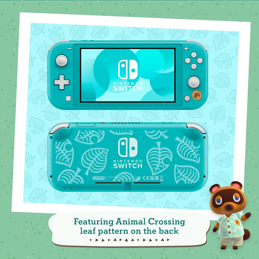 Nintendo Switch Turquoise: Timmy & Tommy's Edition+ Animal Crossing: New Horizons pre-installed Switch Online 12 Month Subscription Redemption Code