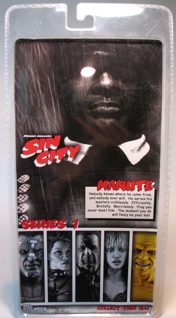 NECA Sin City Series 1 Manute (Black and White) Action Figure