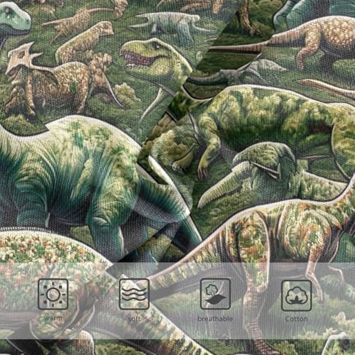 Camo Dinosaurs Underwear for Girls, Toddler Girl Panties, Cotton Underwear for Girls, 2–8 Years3