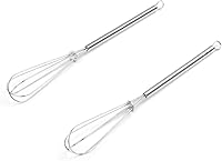 Vista 12 de Fox Run Batidor de espiral plano de 8 pulgadas, 8.25 x 1.5 x 1.25, metálico