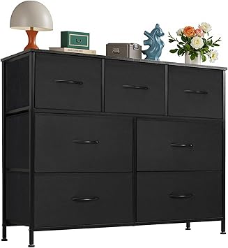 35% off: OLIXIS 7 Drawers Dresser for Bedroom, Fabric Storage Tower for Living Room, Entryway - Sturdy …
