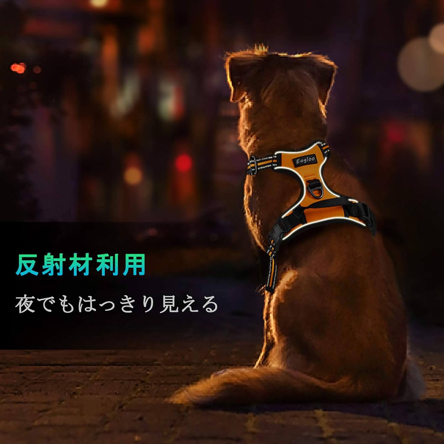 犬 ハーネス 大型犬 引っ張り防止 衝撃吸収デザイン サイズ調節可能 防水 ハンドル 反射材付 バックル式脱着簡単 通気性 ソフト 正規販売店 Www Iacymperu Org