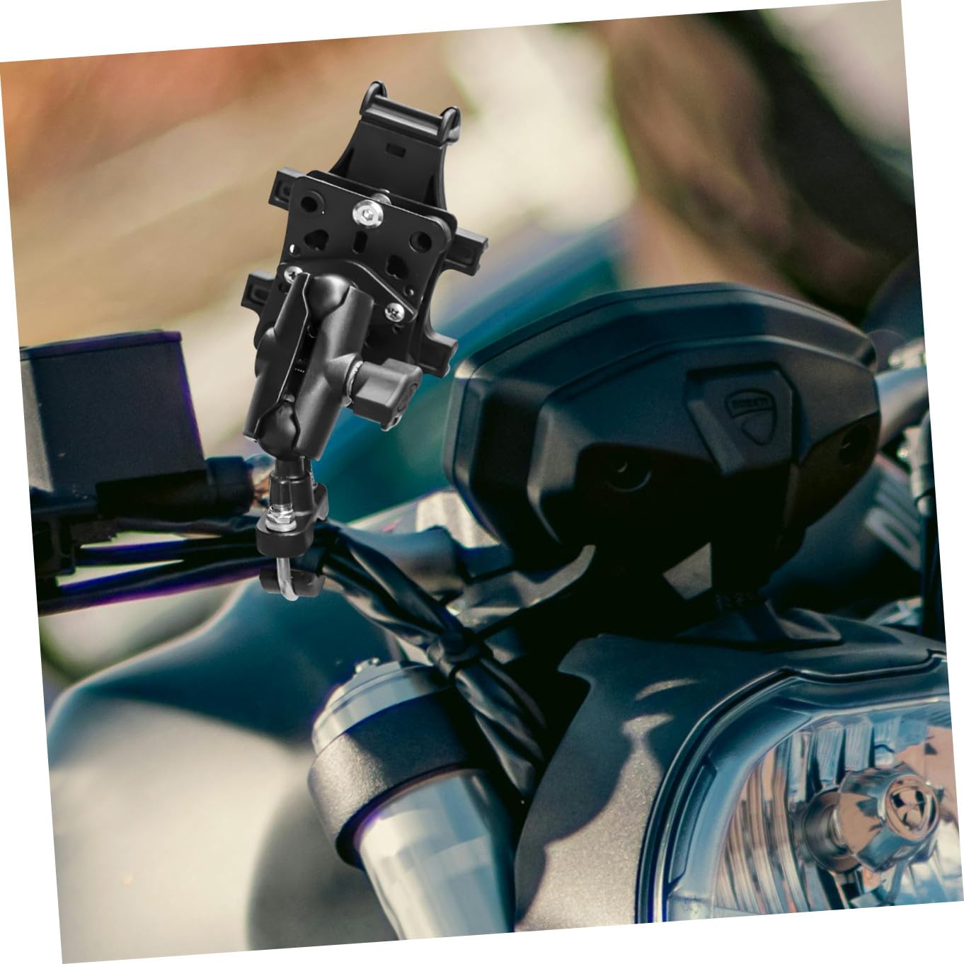 PLAFOPE Soporte para Teléfono de Motocicleta Absorción de Impactos