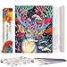 Tonzom Paint by Numbers Kits Diy Canvas Oil Painting for Kids, Students, Adults Beginner - Colorful Sika Deer 16 x 20 inch with Brushes and Acrylic Pigment (Frameless)