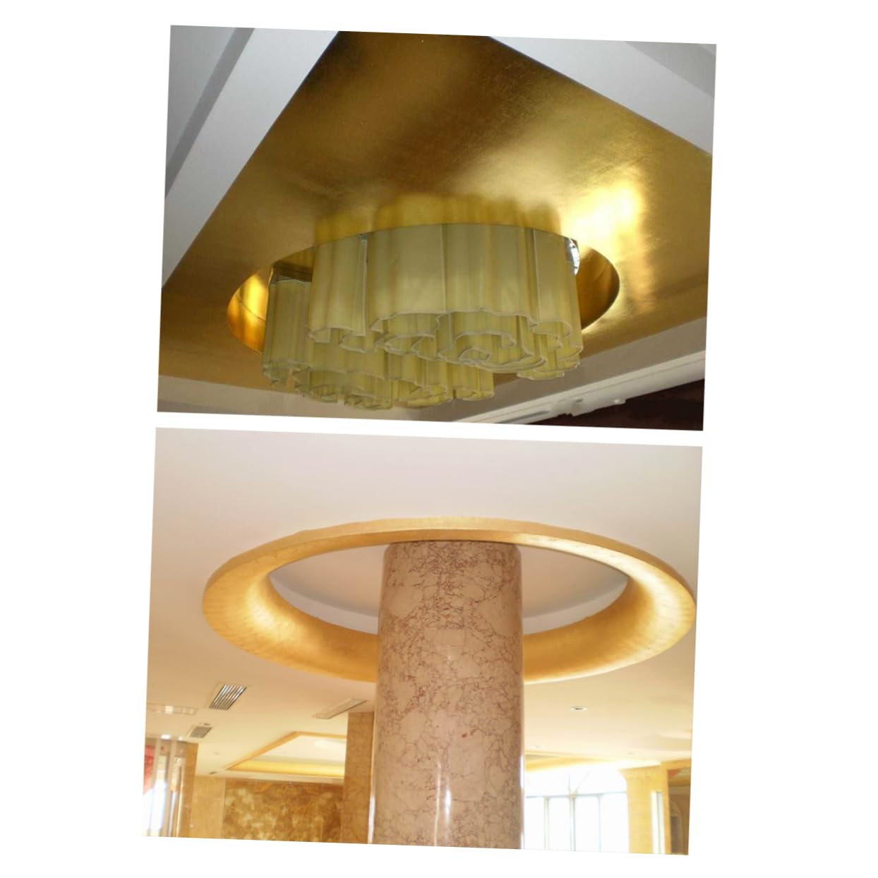 300 Fogli Finta Foglia d'oro Foglia Lamina d'oro Finto Oro Foglia di Lamina Dorata Lamina in Foglia d'oro Fiocchi di Foglie Metalliche Forniture di Foglie d'oro