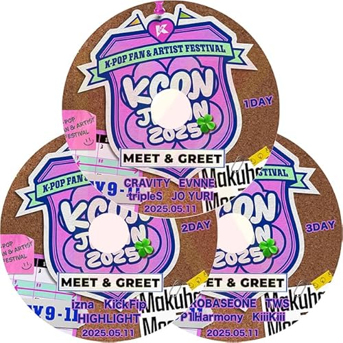 K-POP DVD 2025.05.09-11 KCON MEET&GREET STAGE IN JAPAN 3��SET KPOP DVD