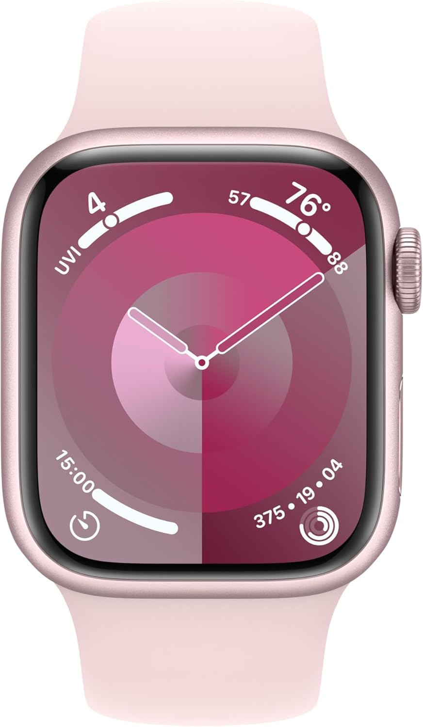Apple Watch Series 9 [GPS 41mm] Smartwatch with Pink Aluminum Case