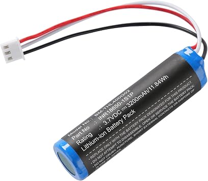 Rechargeable Battery INR18650-1S1P Replacement for Thera Dome LH40 LH80 LH80 Pro 3200mAh