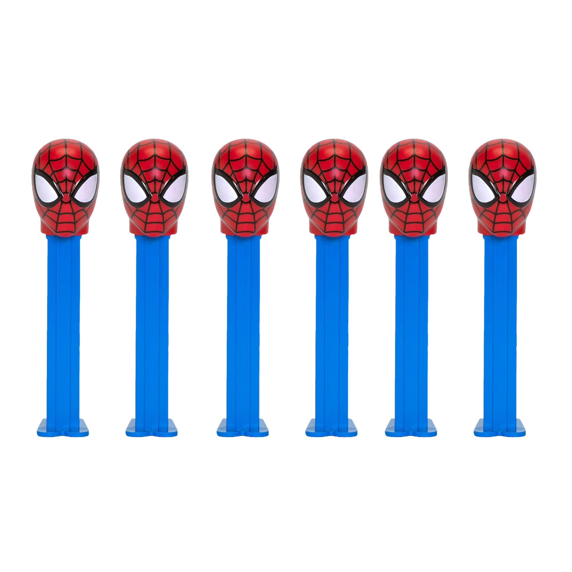 PEZ Spiderman Marvel Candy Dispensers Birthday Party Favors - Set of 6 Spider-Man PEZ Dispensers with Candy Refills | Spider Man Gifts, Party Favor,