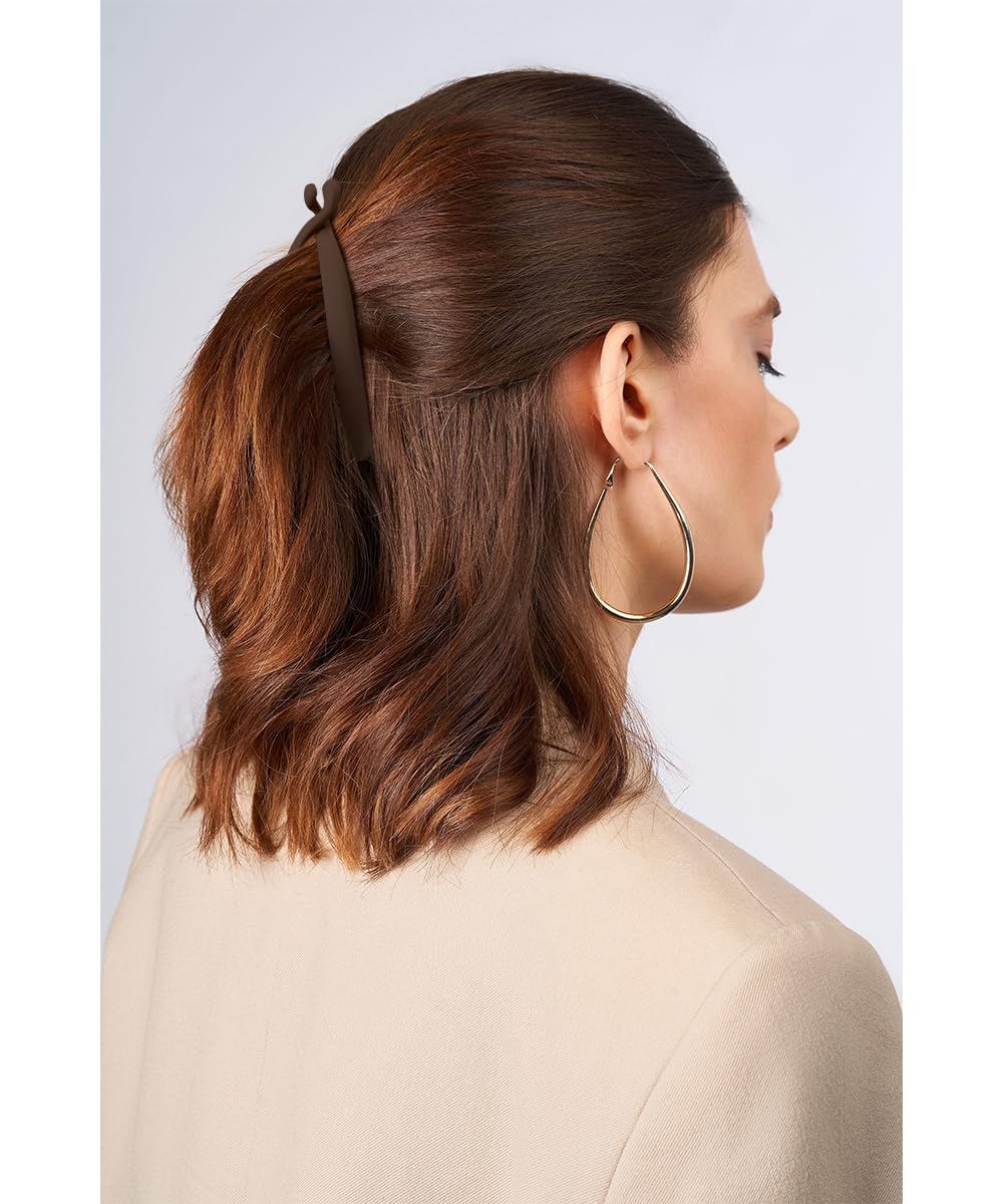 4PCS Small Banana Clips Hair, Mini Matte Banana Hair Clips for Women Girls, Cute Strong Hold Ponytail Bun Holder, Hair Jaw Clips Barrettes Styling Accessories for Thin Hair - Image 7