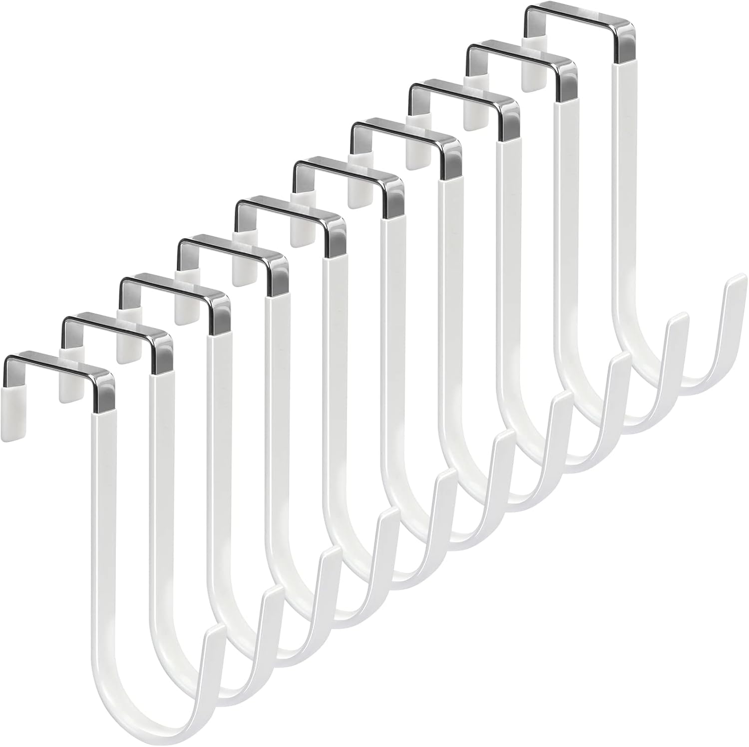 FYY Over The Door Hooks, 10 Pack Door Hangers Hooks with