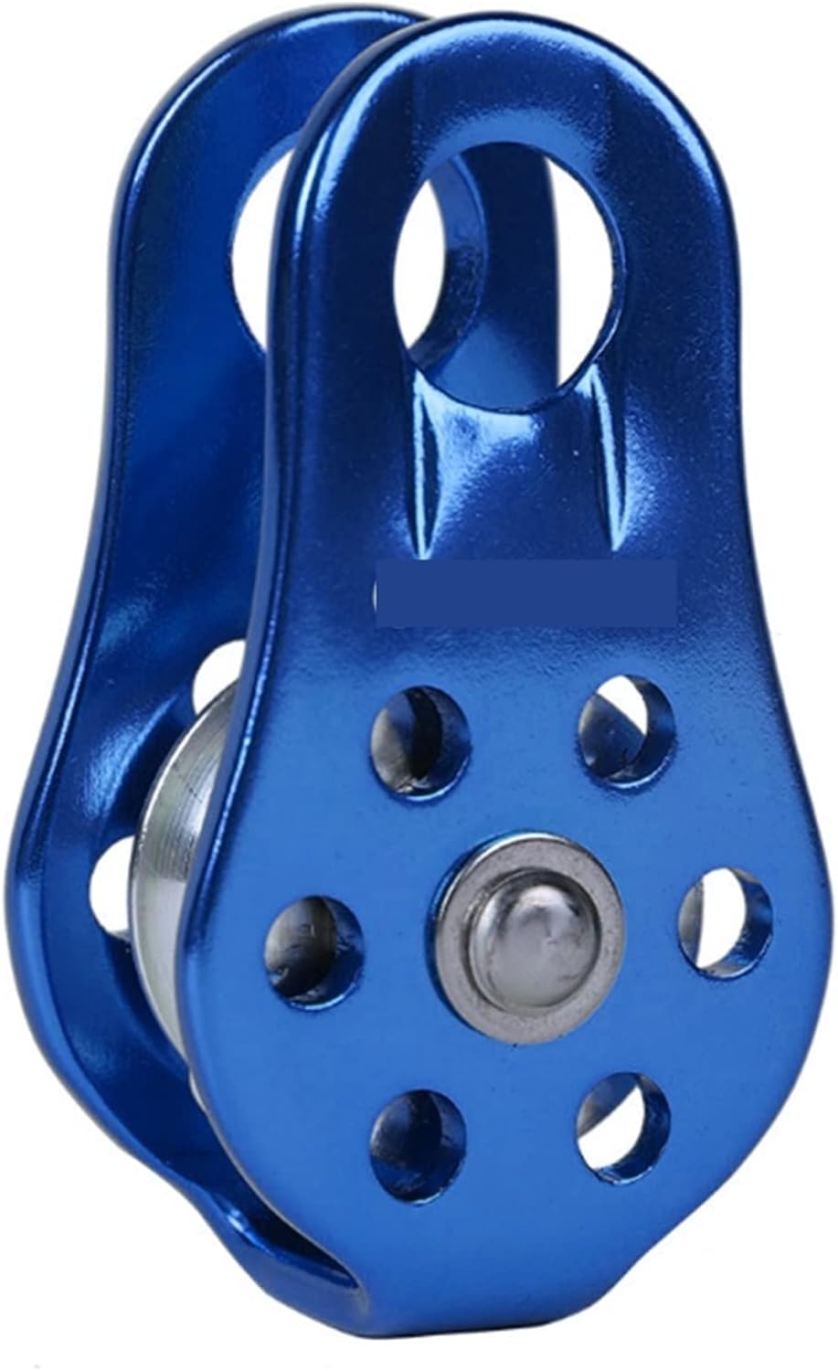 INLIMA Pulley Rock Climbing Pulley Descender Outdoor Survival Mountaineering Hiking Rope Belt Lifting Sling Accessories (Color : Blue)