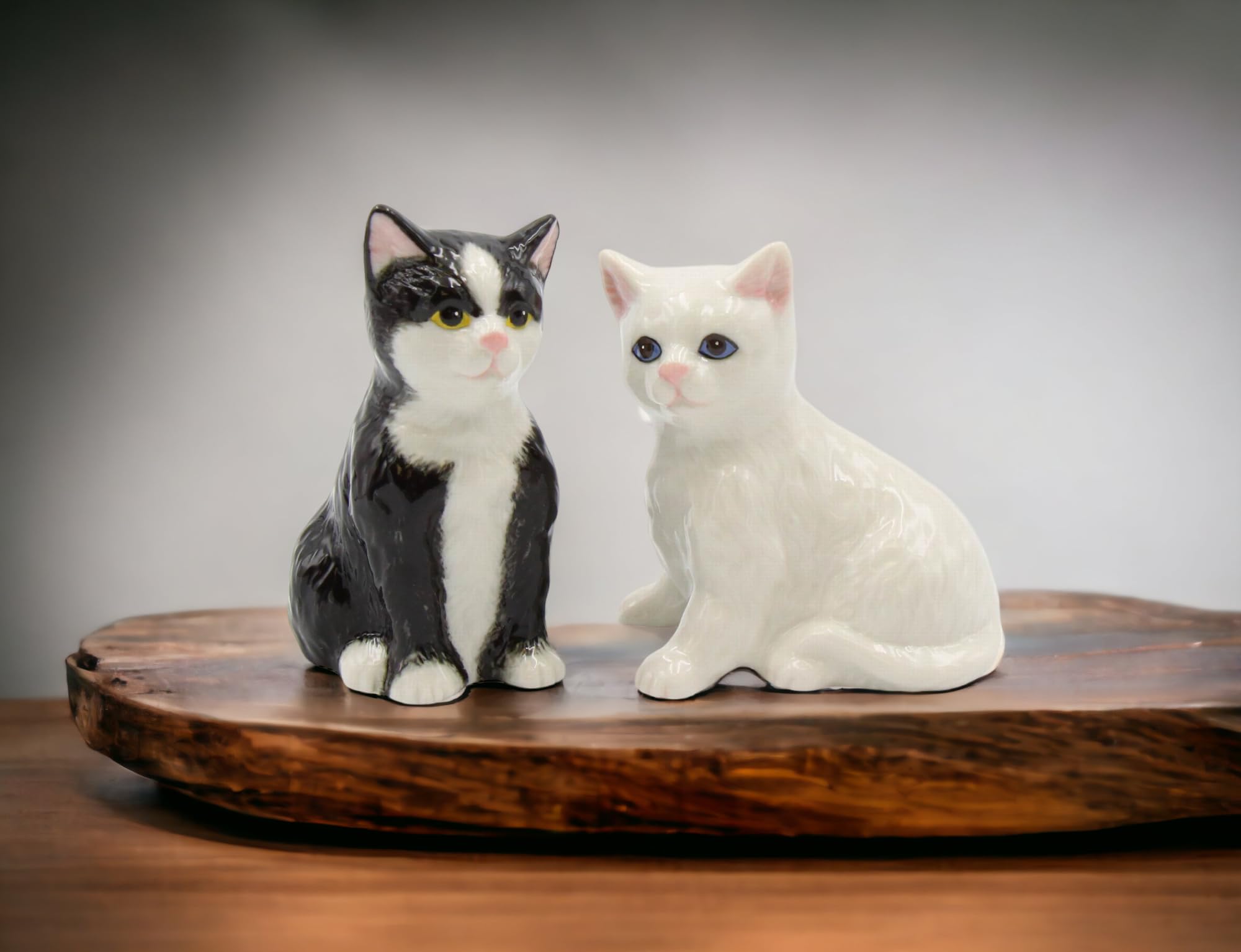 Juego De Salero Y Pimentero De Gato Con Soporte Figurativo - China, image size:2000x1534