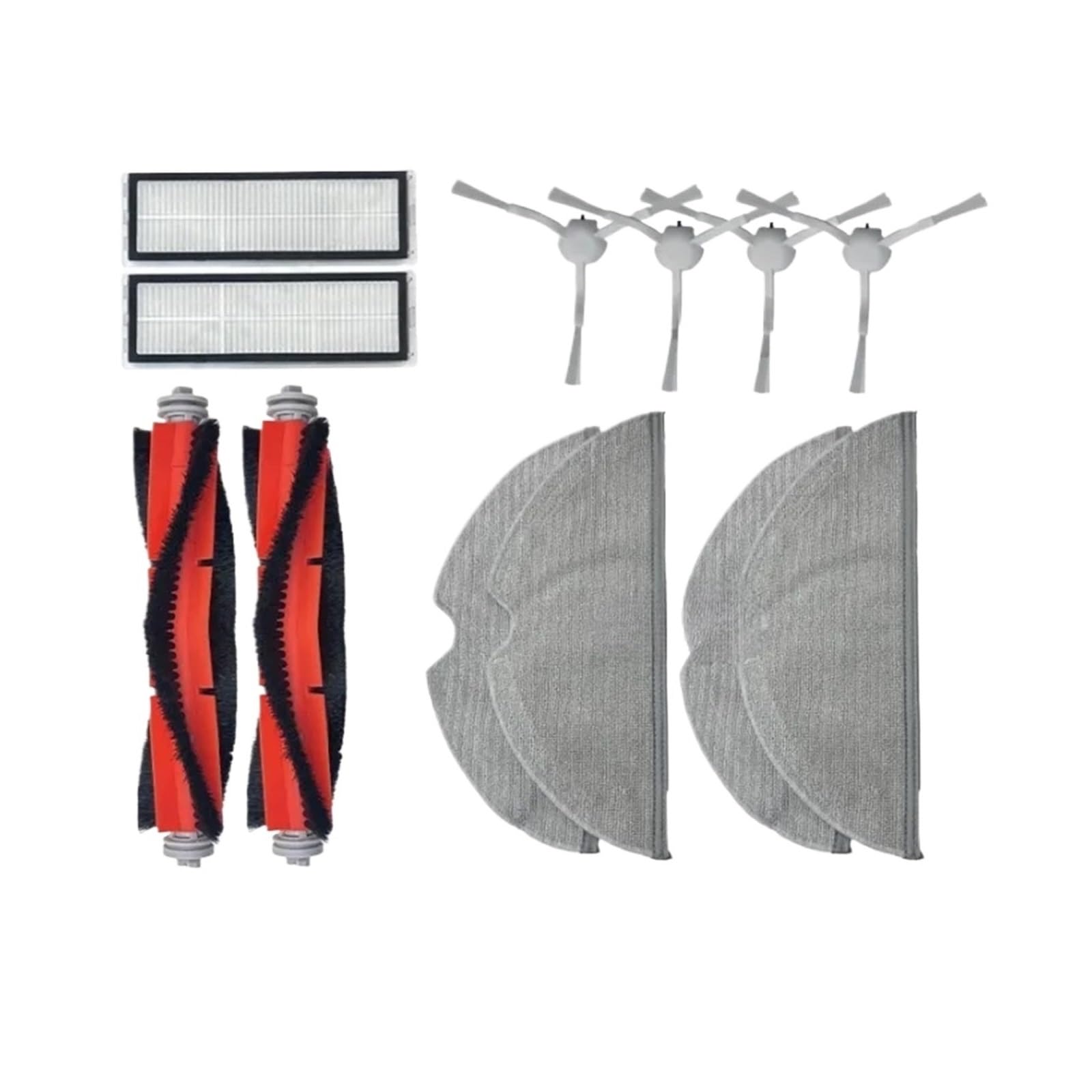 LTDXLNBWQ Compatible With Mijia 1C 2C 1T STYTJ01ZHM，Compatible With Dreame F9 Robot Vacuum Cleaner Mops Filter Main Side Brush Dust Box Kit Accessories(Set 5)