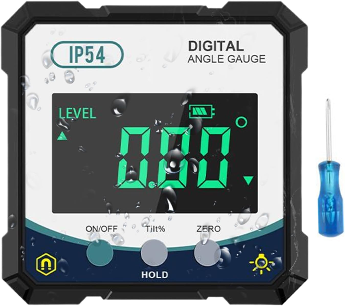 Digital Angle Finder Electronic Precision Measuring Protractor Inclinometer | Digital Gauge Woodworking Level Finder for Mechanic Mapping Woodworking Construction Carpentry