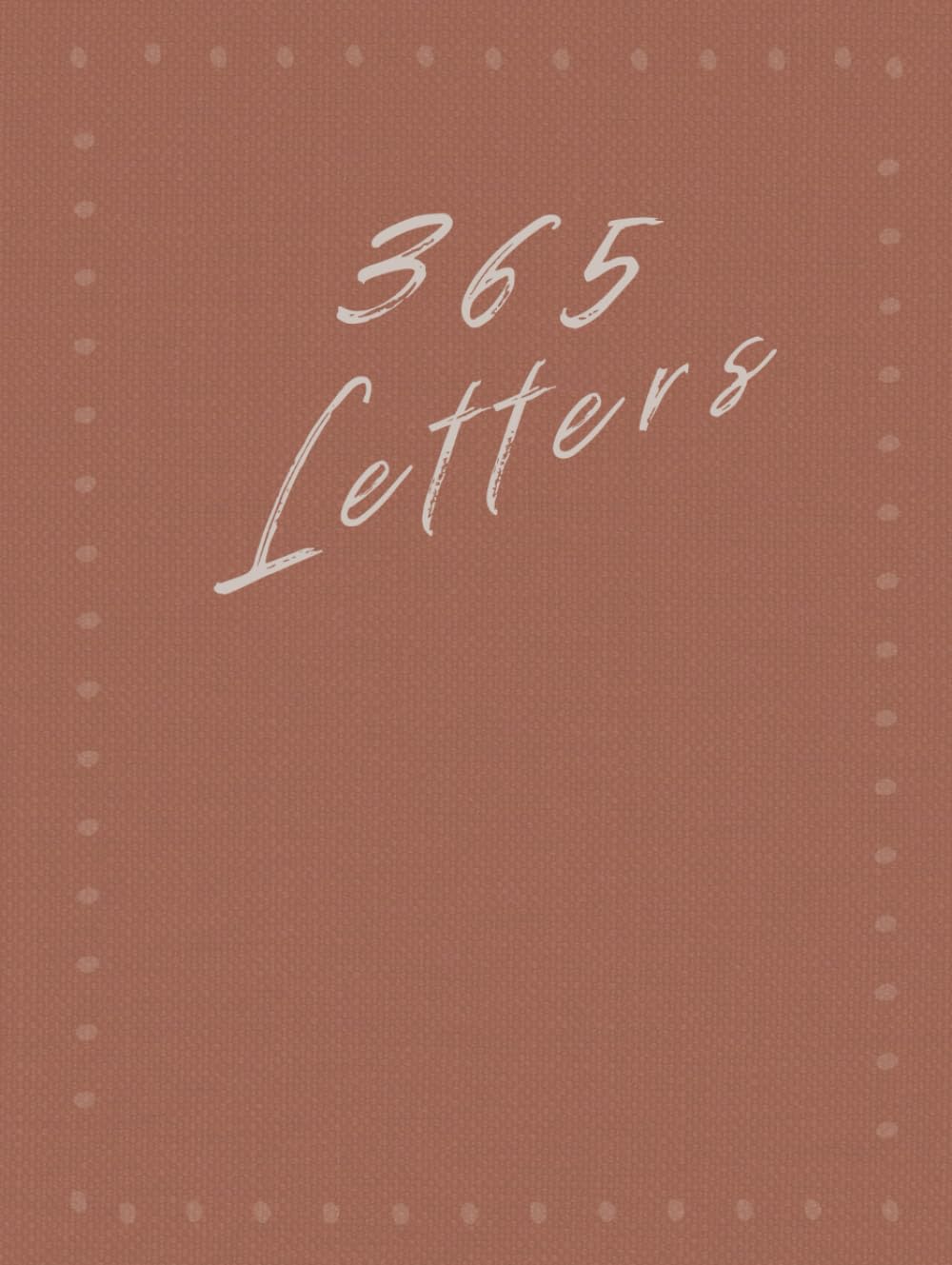 Livre factice décoratif 365 Letters pour combler les espaces vides