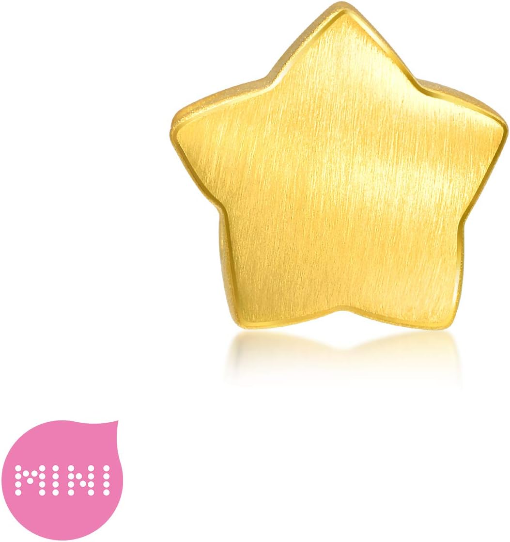 CHOW SANG SANG 999 24K Gold Charme Lucky Star Mini Charm Bracelet for Women 92305C