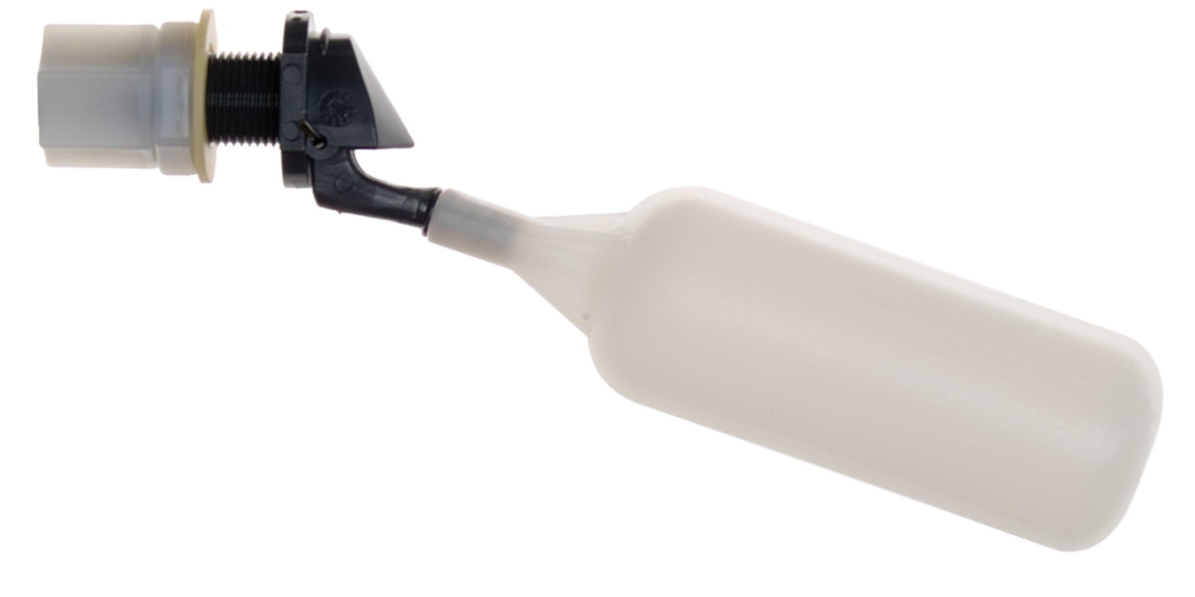 Kerick ValveM382 PVC Mini Float Valve, Tank Mount, Fixed Arm, 1.5 gpm at 60 psi, 3/8" Tube Fitting