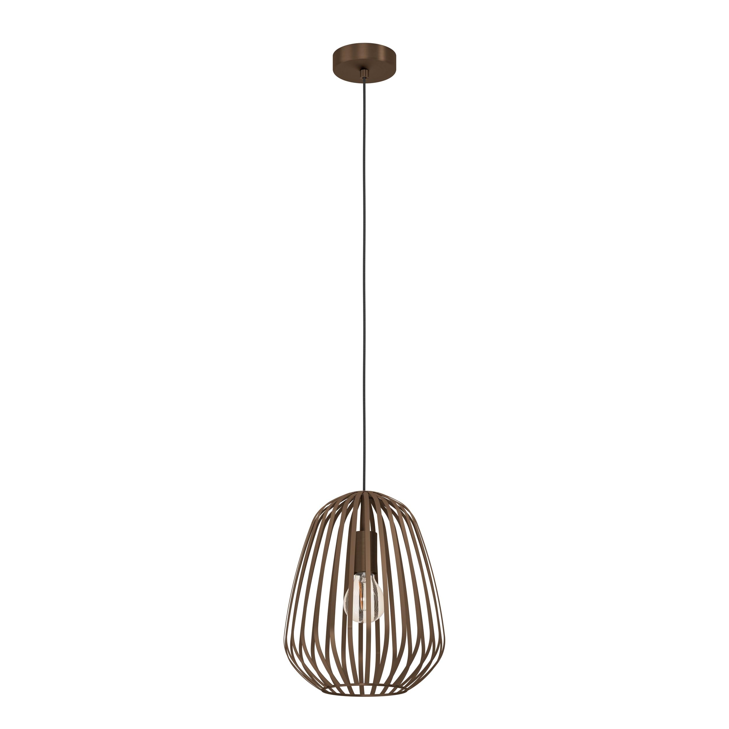 Eglo Espinal Bronze Steel Caged Style Contemporary Single Pendant