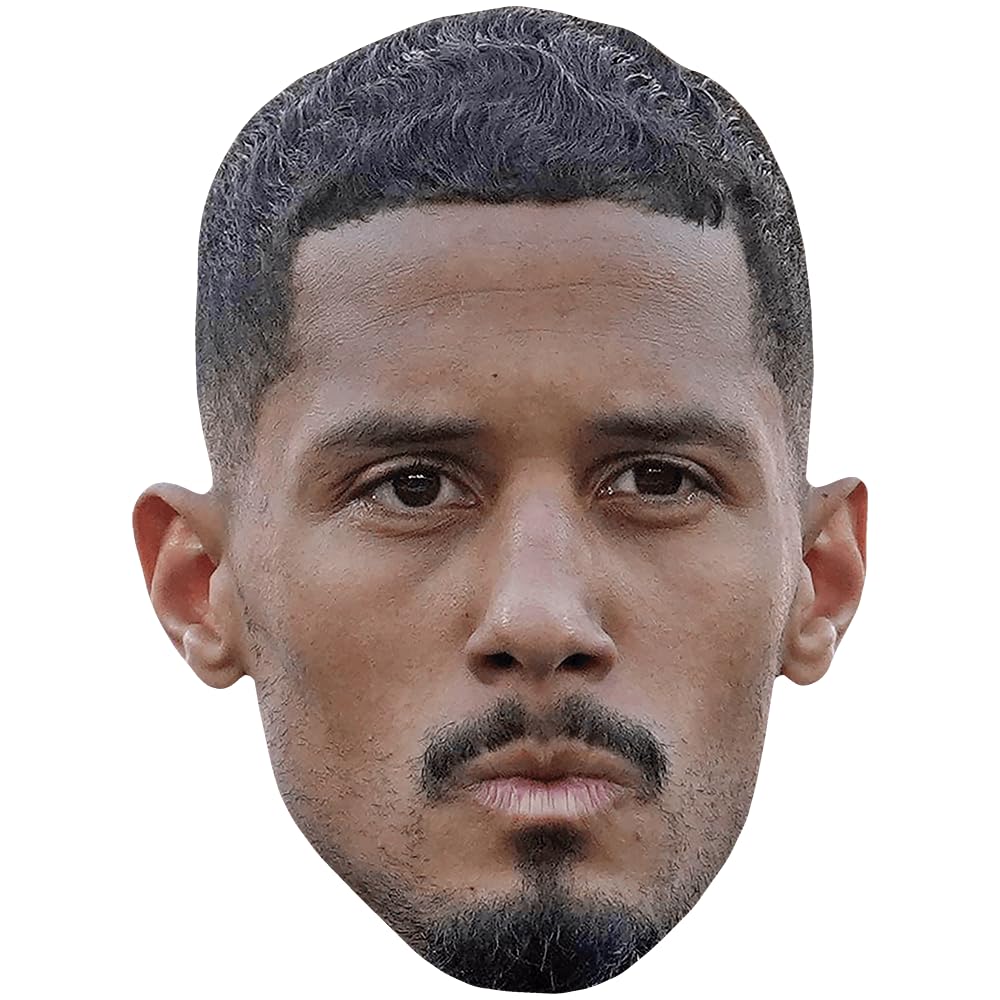 William Saliba (Pout) Big Head. Larger than life mask.