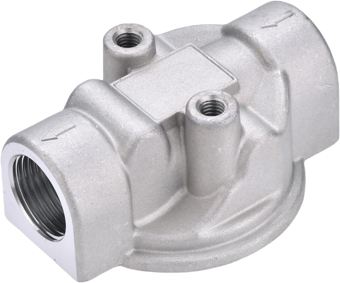 OB1318 Heavy Duty Hydraulic Filter Base Compatible with BT839 BT839-10 BT8420 BT8428-MPG BT8443 Replaces Baldwin OB1318 Heavy Duty Hydraulic Filter Base