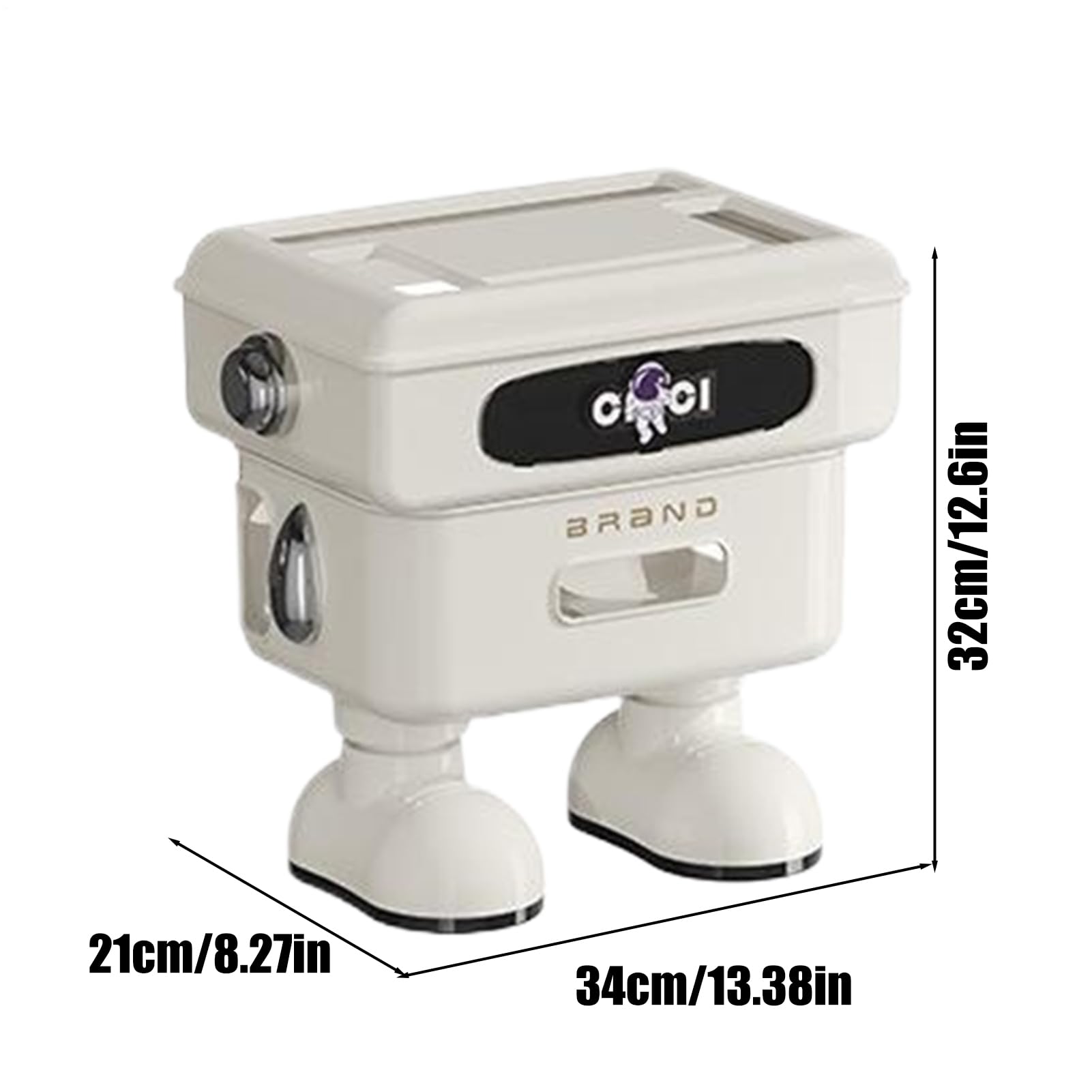 Scatola Di Archiviazione Per Router Wi-Fi Supporto Robot Per Scrivania | Ripiano Per Router Per Casa Soggiorno Camera Da Studio Supporto TV Posto Di Lavoro Centro Intrattenimento Console