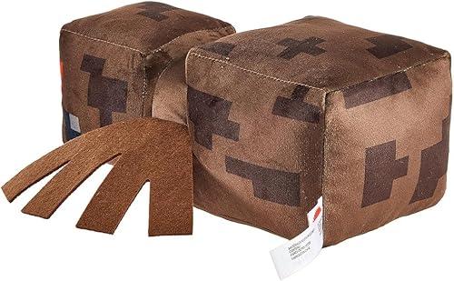 Miniatura 3 de Peluche coleccionable de Minecraft - Araña  Peluche marrón suave inspirado en el juego de Minecraft
