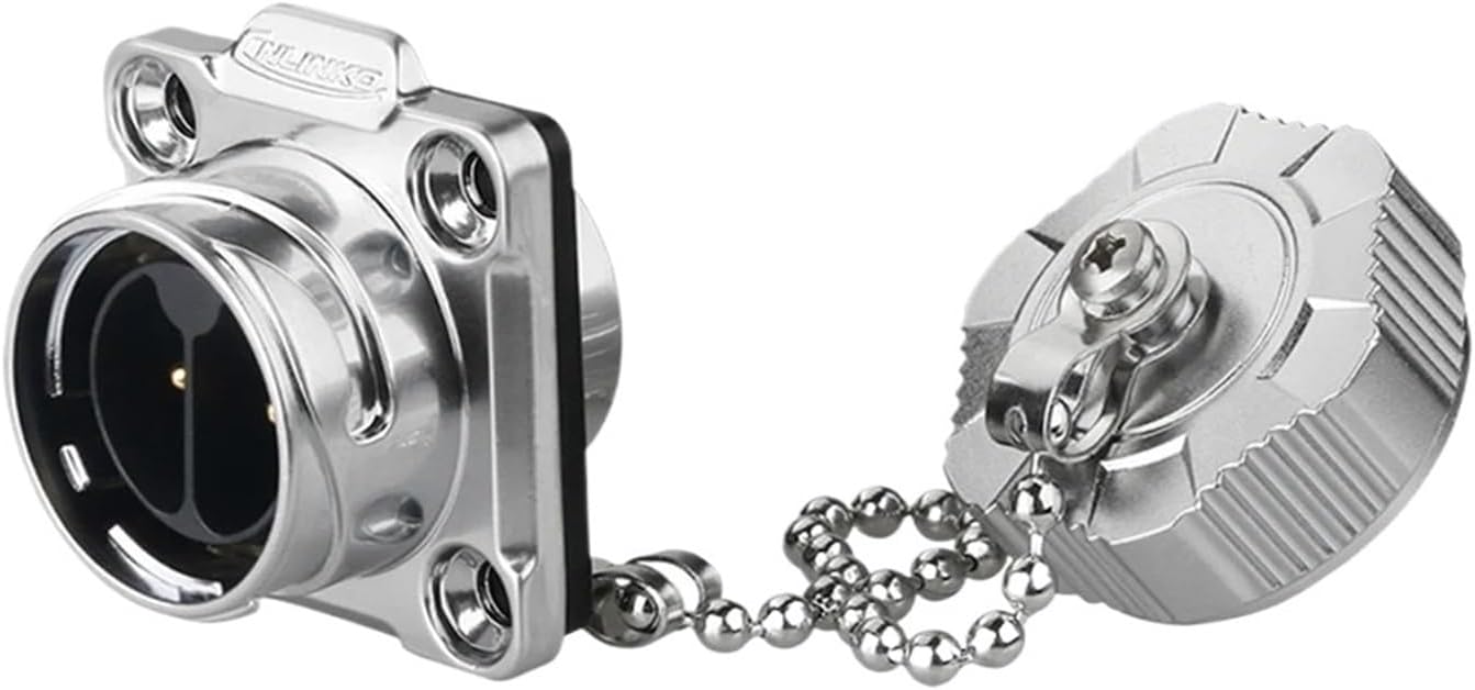 M20 Connector Heavy Duty 2/3/4/5/7/9/12 Pin Metal Housing Wire Solder Panel Mount Power(Female Plug Only)